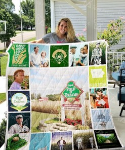 Field Of Dreams Vintage Quilt Blanket