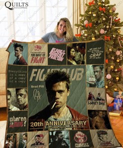 Fight Club 20th Anniversary Collection Quilt Blanket Bedding Set