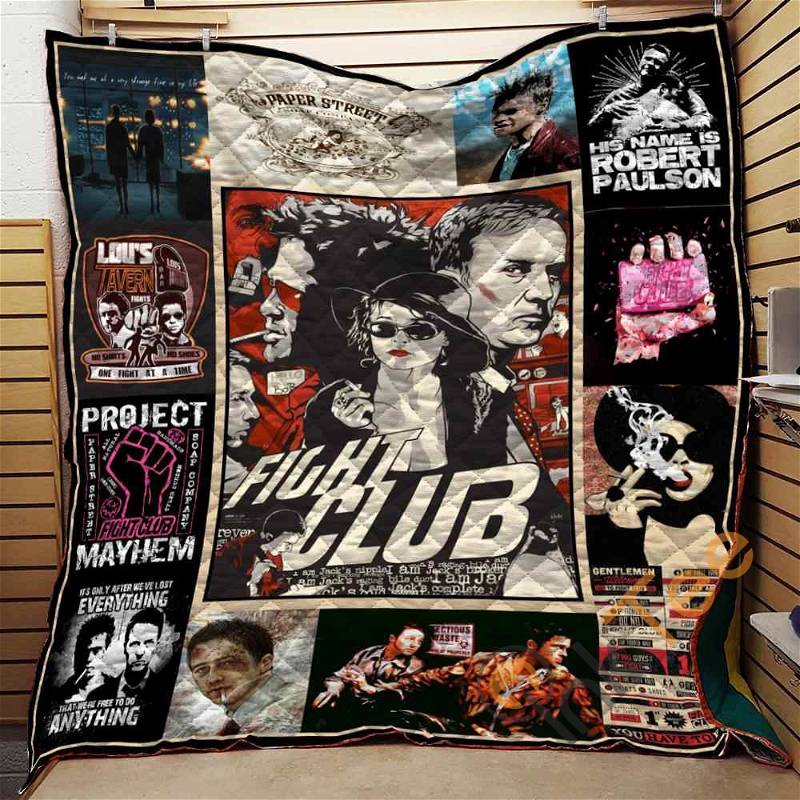 Fight Club Quilt Blanket Bedding Set