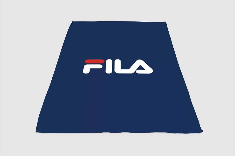 Fila Logo Sherpa Fleece Blanket Gifts for Family, for Couple