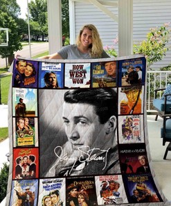 Film Of James Stewart Collection Quilt Blanket Bedding Set