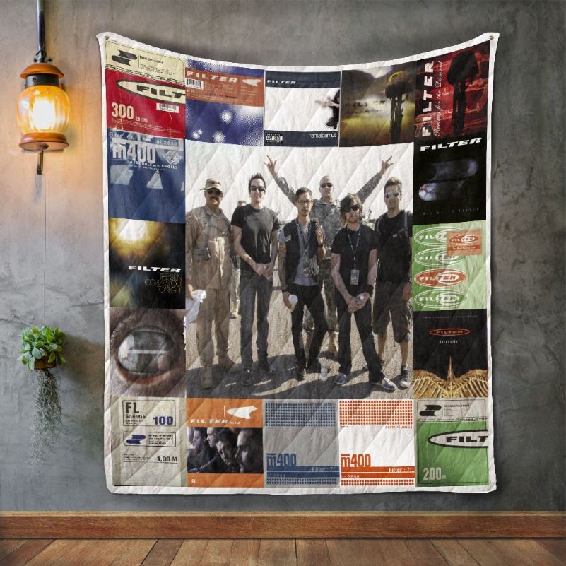 Filter Albums Quilt Blanket Bedding Set for Home Décor