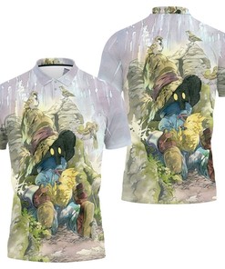 Final Fantasy Black Mage And Chocobo 3d Polo Shirt Jersey All Over Print Shirt 3d T-shirt