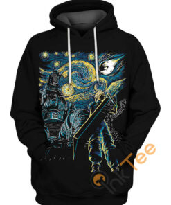 Final Fantasy Starry Night Hoodie 3D