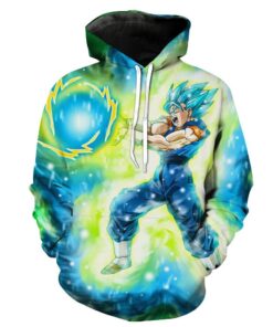 Final Kamehameha Vegito Blue Vegetto Dragon Ball Super Hoodie 3D