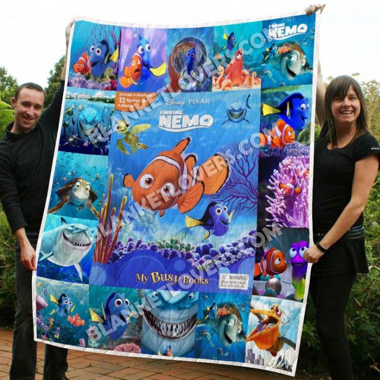 Finding Nemo Cartoon Quilt Blanket Bedding Set