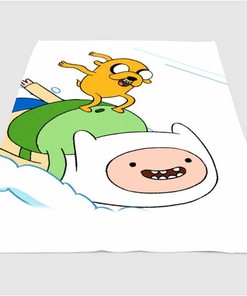 Finn And Jack Playing Sherpa Fleece Blanket Gifts for Family, for Couple