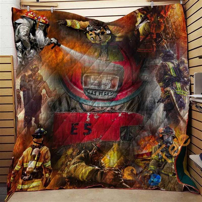 Fire Fighter E5 Quilt Blanket Bedding Set