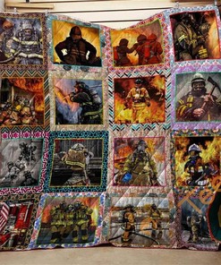 Fire Fighter Is The Best Quilt Blanket Bedding Set