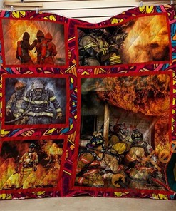 Fire Fighter The Big Hero Quilt Blanket Bedding Set