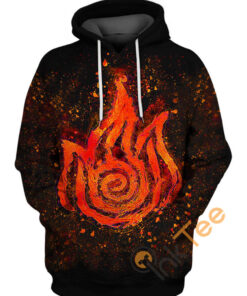 Fire Nation Symbol Hoodie 3D