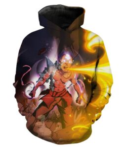 Firebending Aang Avatar The Last Airbender Avatar State Hoodie 3D