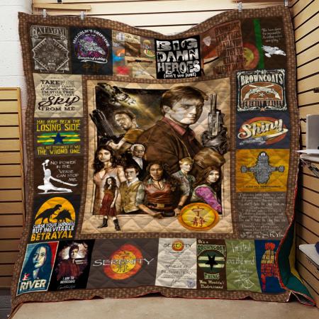 Firefly Tribute Vintage Design Quilt Blanket Bedding Set