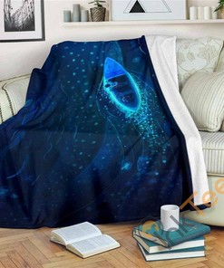 Fish Sherpa Fleece Blanket Gifts for Family, for Couple