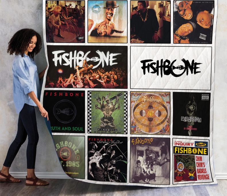 Fishbone Albums Collection Quilt Blanket Bedding Set