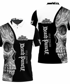 Five Finger Death Heavy Rock Band Skull For Fan 3D All Over Print Polo Shirt
