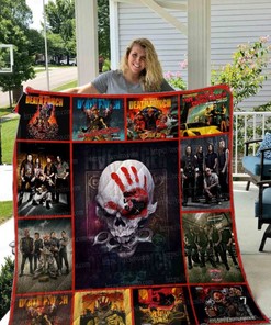 Five Finger Death Punch Collection Quilt Blanket Bedding Set