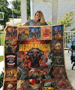Five Finger Death Punch For Fans Collection Got Your Six Quilt Blanket Bedding Set
