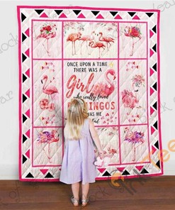 Flamingo Quilt Blanket And Bedding Set Option