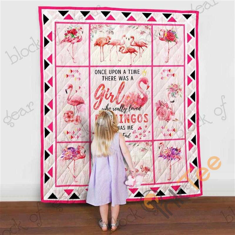 Flamingo Quilt Blanket And Bedding Set Option