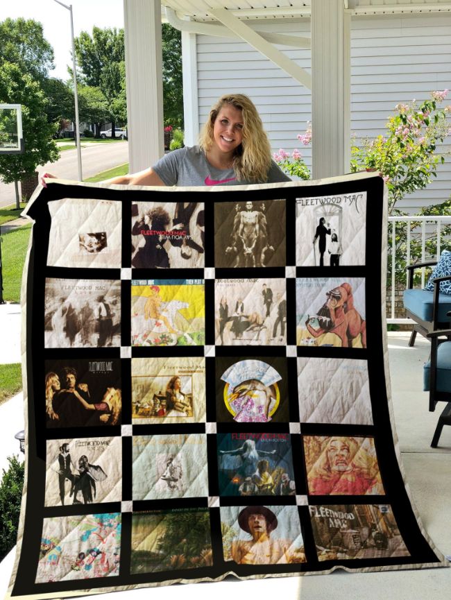 Fleetwood Mac Albums Vintage Quilt Blanket Bedding Set