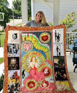 Fleetwood Mac Band Retro Quilt Blanket Bedding Set