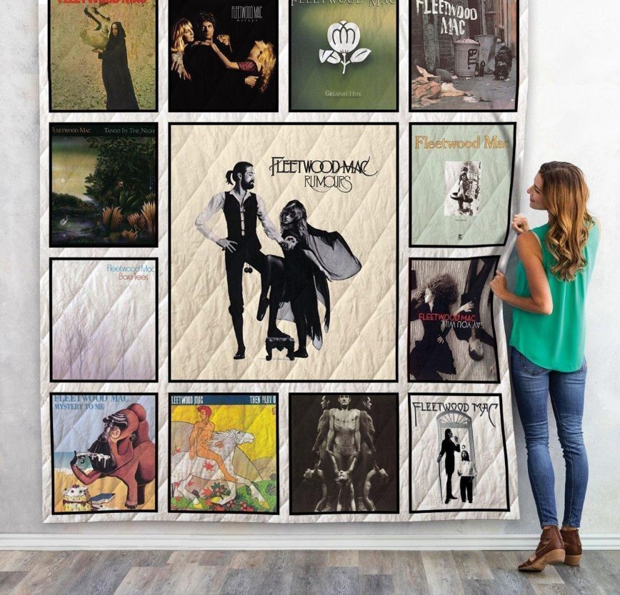 Fleetwood Mac Quilt Blanket Bedding Set for Home Décor