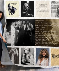 Fleetwood Mac Song Lyrics Combined Quilt Blanket Bedding Set