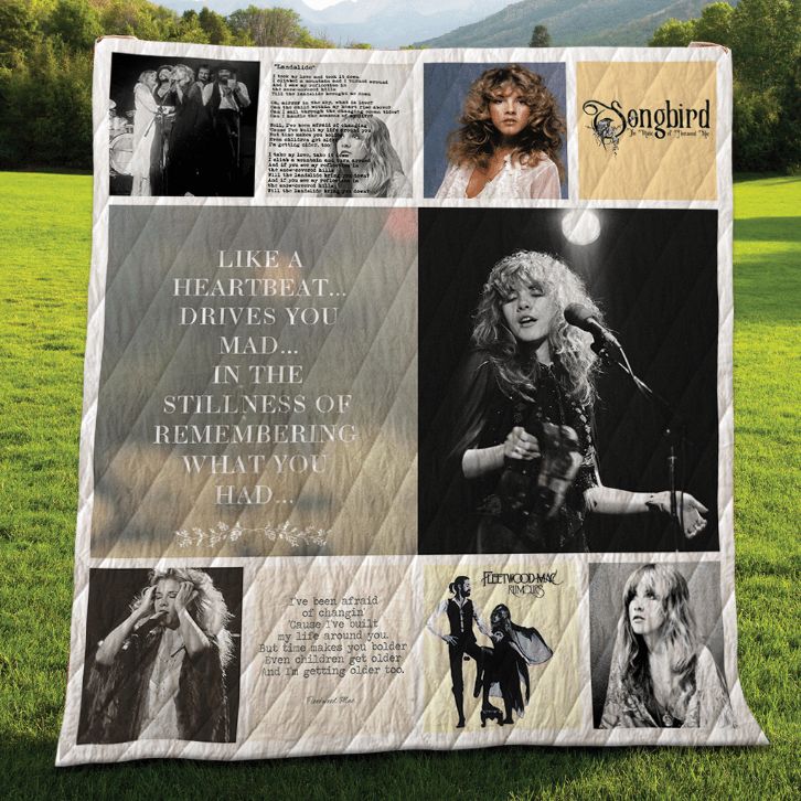 Fleetwood Mac Song Lyrics Songbird New Arrival Quilt Blanket Bedding Set