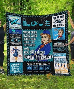 Flight Attendant V2 Quilt Blanket Bedding Set