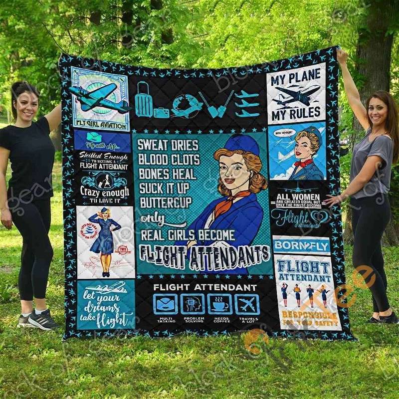 Flight Attendant V2 Quilt Blanket Bedding Set