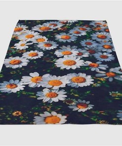 Flores Backgrounds Sherpa Fleece Blanket Gifts for Family, for Couple
