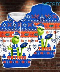 Florida Gators Hoodie 3D The Grinch Football Christmas Gators Gift