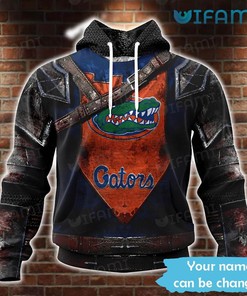 Florida Gators Hoodie 3D Warrior Design Custom Name Gators Gift