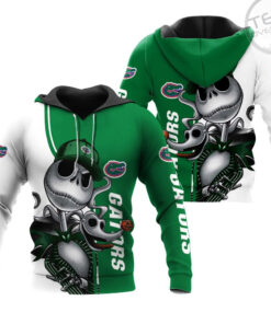 Florida Gators Jack Skellington And Zero 3D Hoodie