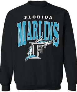 Florida Marlins Retro Mlb Crewneck Sweatshirt