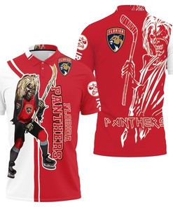 Florida Panthers And Zombie For Fans Polo Shirt All Over Print Shirt 3d T-shirt