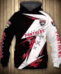 Florida Panthers Hoodie 3D Thunder Design Pullover Nhl