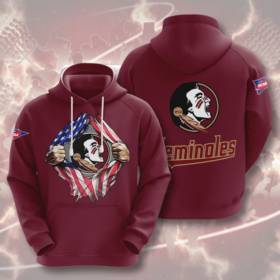 Florida State Seminoles Custom All Over Print Hoodie 3D
