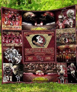 Florida State Seminoles EST 12 Quilt Blanket Bedding Set