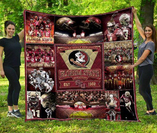 Florida State Seminoles EST 12 Quilt Blanket Bedding Set