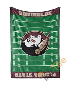 Florida State Seminoles Home Field Sherpa Fleece Blanket Gifts for Family, for Couple