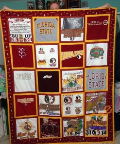 Florida State Seminoles Quilt Blanket Bedding Set