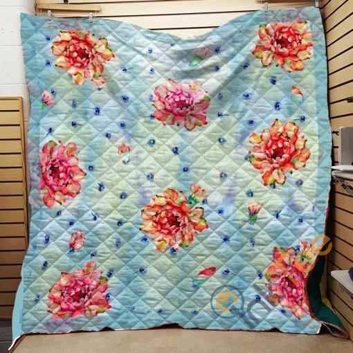 Flower Cactus Quilt Blanket Bedding Set