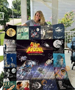 Fly Me To The Moon 1 Quilt Blanket Bedding Set