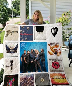 Foo Fighters 2 Quilt Blanket Bedding Set for Home Décor