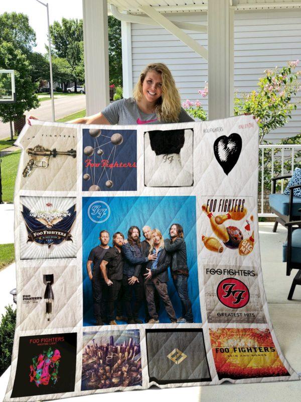 Foo Fighters 2 Quilt Blanket Bedding Set for Home Décor