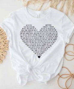 Foo Fighters Everlong Lyrics Shirt
