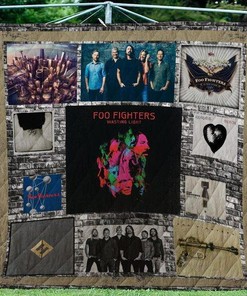 Foo Fighters Wasting Light Quilt Blanket Bedding Set For Fans