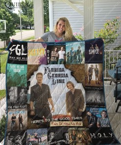 For Fans Florida Georcia Line Collection Quilt Blanket Bedding Set